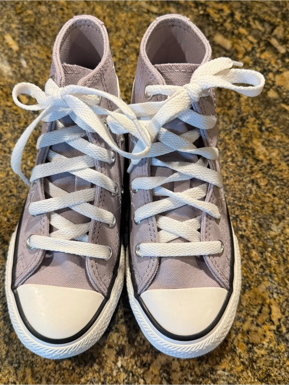 Converse CTAS Frozen Thistle Purple Stars Toddler High Top Sneakers Size 11 NEW